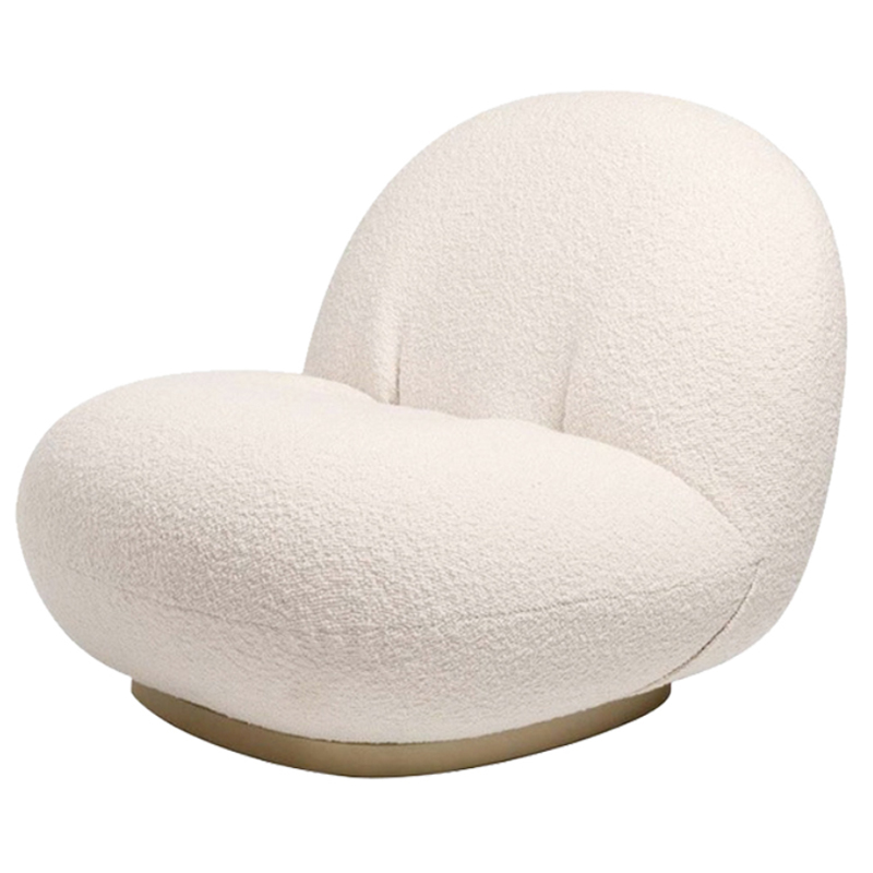 Кресло Pacha lounge chair ivory Молочный Кресло Pacha lounge chair ivory Молочный во Владивостоке | Loft Concept