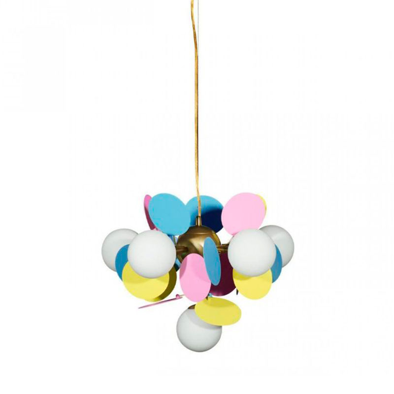 Люстра MATISSE Chandelier multicolor 6 ламп Мульти Золотой Люстра MATISSE Chandelier multicolor 6 ламп Мульти Золотой во Владивостоке | Loft Concept