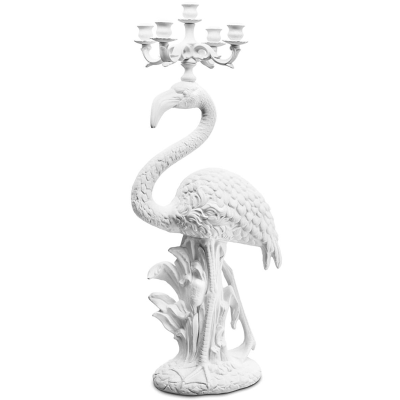Подсвечник Candleholder Flamingo Bisc. White Белый во Владивостоке | Loft Concept 