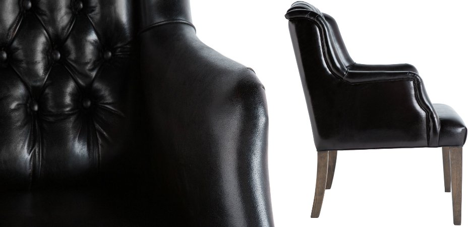 Кресло Leather Elegance Black Кресло Leather Elegance Black - Loft-Concept во Владивостоке