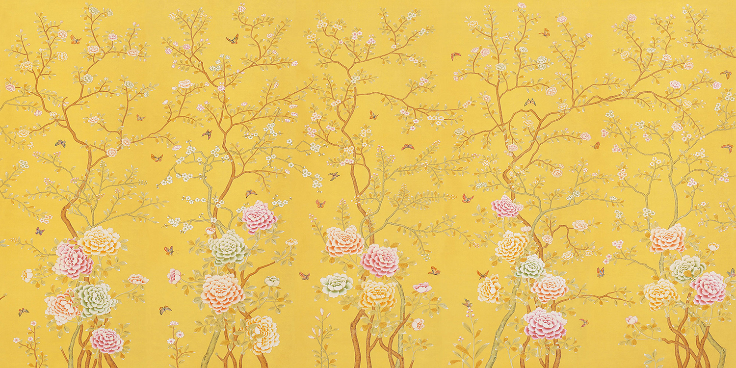 Обои ручная роспись Chelsea Yellow - фото