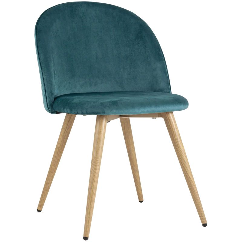 Стул Miruna Chair Спинка Ромбы Синий Велюр Морская синь Древесина Стул Miruna Chair Спинка Ромбы Синий Велюр Морская синь Древесина во Владивостоке | Loft Concept