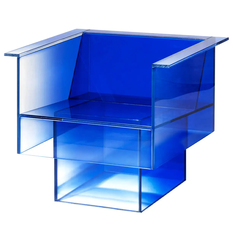 Дизайнерское Кресло Null Blue Glass Clear Armchair by Studio Buzao Прозрачный Синий Сапфирово-синий Дизайнерское Кресло Null Blue Glass Clear Armchair by Studio Buzao Прозрачный Синий Сапфирово-синий во Владивостоке | Loft Concept