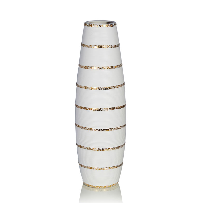 Ваза Vase Beehive white Белый Золотой Ваза Vase Beehive white Белый Золотой во Владивостоке | Loft Concept