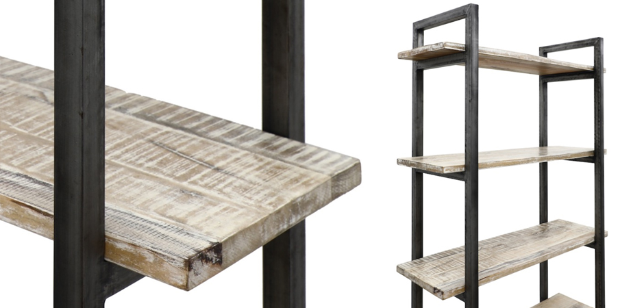 Стеллаж Takari Industrial light Wood Стеллаж Takari Industrial light Wood - Loft-Concept во Владивостоке