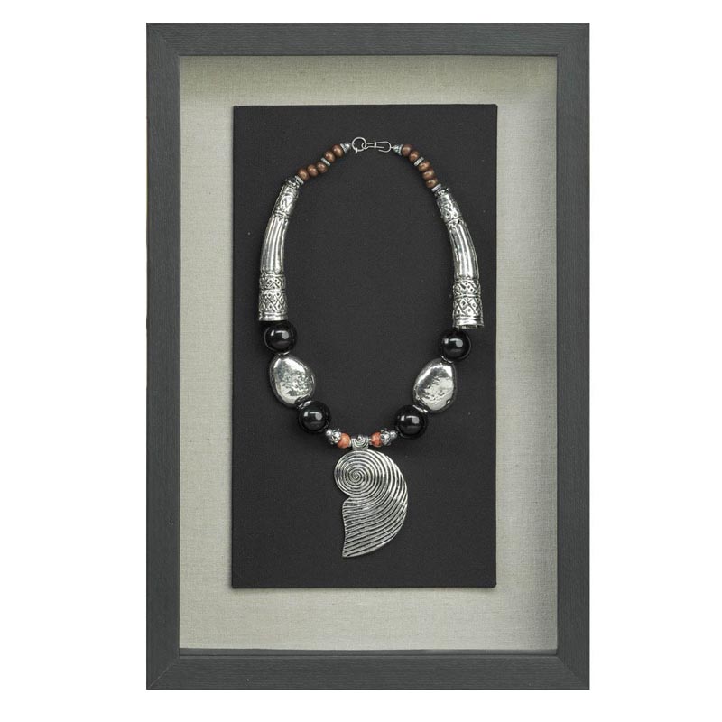 Панно Necklace Wall Accessory I Черный Серебряный Панно Necklace Wall Accessory I Черный Серебряный во Владивостоке | Loft Concept
