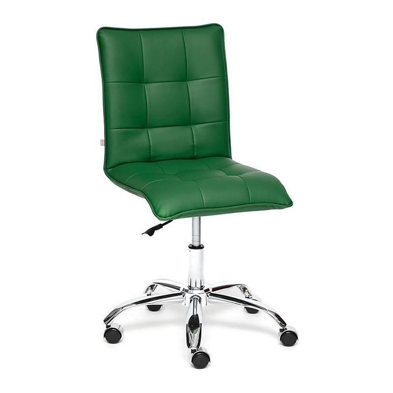 Кресло Deborah eco-leather green Зеленый Хром Кресло Deborah eco-leather green Зеленый Хром во Владивостоке | Loft Concept