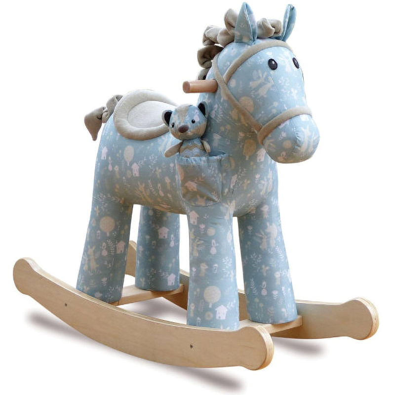 Лошадка-качалка голубая Oscar Pony Голубой Лошадка-качалка голубая Oscar Pony Голубой во Владивостоке | Loft Concept