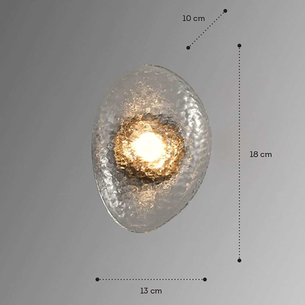 Бра LINDIS FROST LONG WALL 1 лампа Прозрачное стекло во Владивостоке