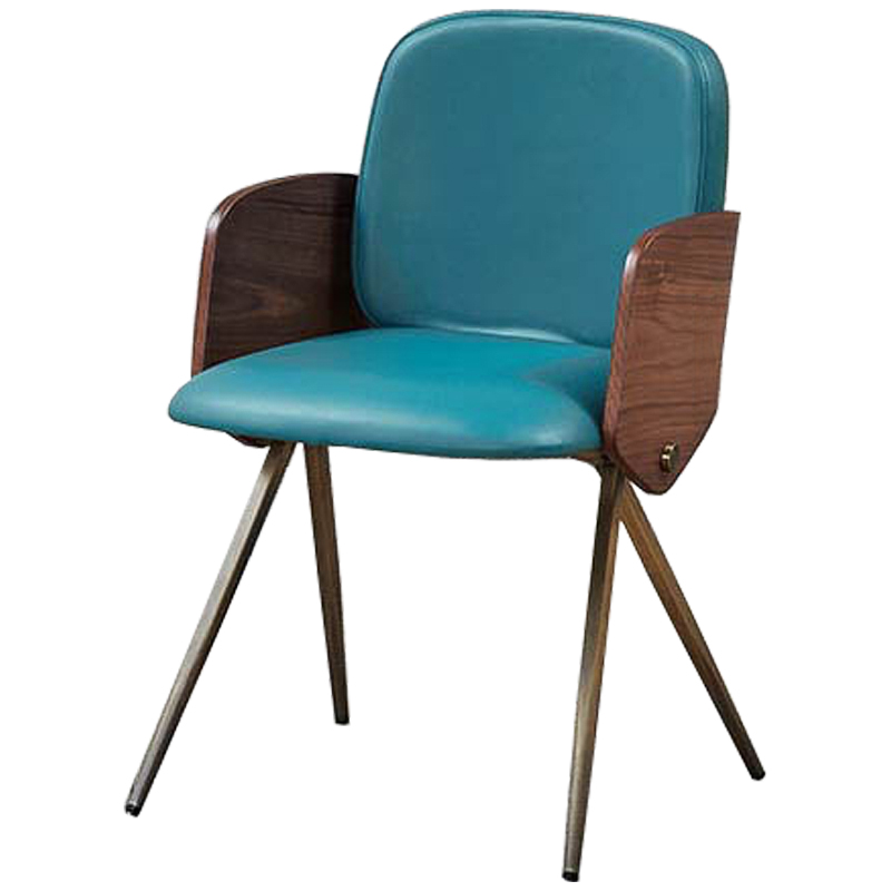 Стул Fionan Stool Коричневый Бронза Бирюзовый во Владивостоке | Loft Concept 