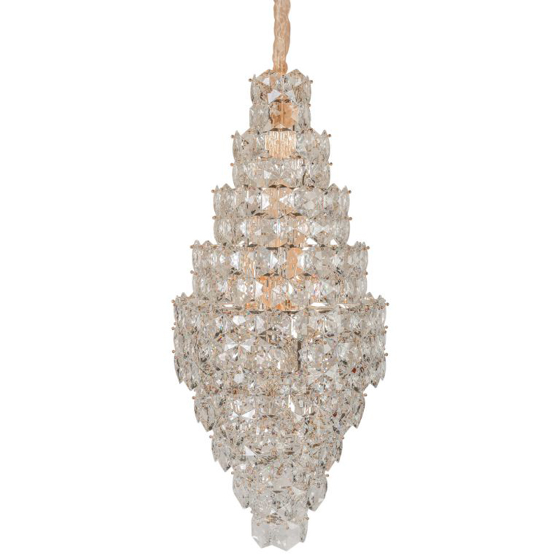 Люстра Tiers Crystal Light Chandelier 65 Золотой Прозрачное Стекло Люстра Tiers Crystal Light Chandelier 65 Золотой Прозрачное Стекло во Владивостоке | Loft Concept