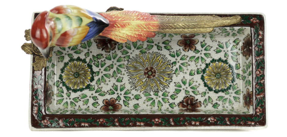 Блюдо Red Yellow Bird - Loft-Concept во Владивостоке