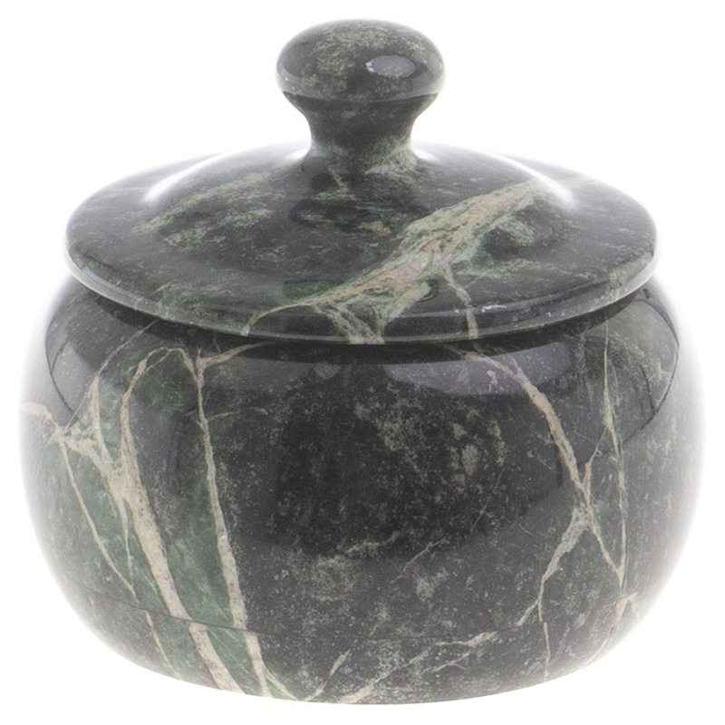 Сахарница из натурального камня Змеевик Stone Sugar Bowls Зеленый Сахарница из натурального камня Змеевик Stone Sugar Bowls Зеленый во Владивостоке | Loft Concept