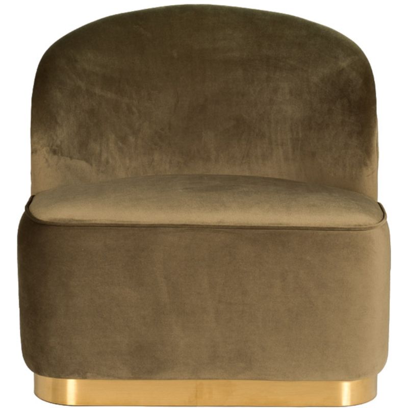 Кресло Zion DARK OLIVE WITH GOLD Темно-оливковый Кресло Zion DARK OLIVE WITH GOLD Темно-оливковый во Владивостоке | Loft Concept