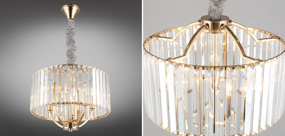 Хрустальная Люстра Glass Strips Gold Хрустальная Люстра Glass Strips Gold - Loft-Concept во Владивостоке