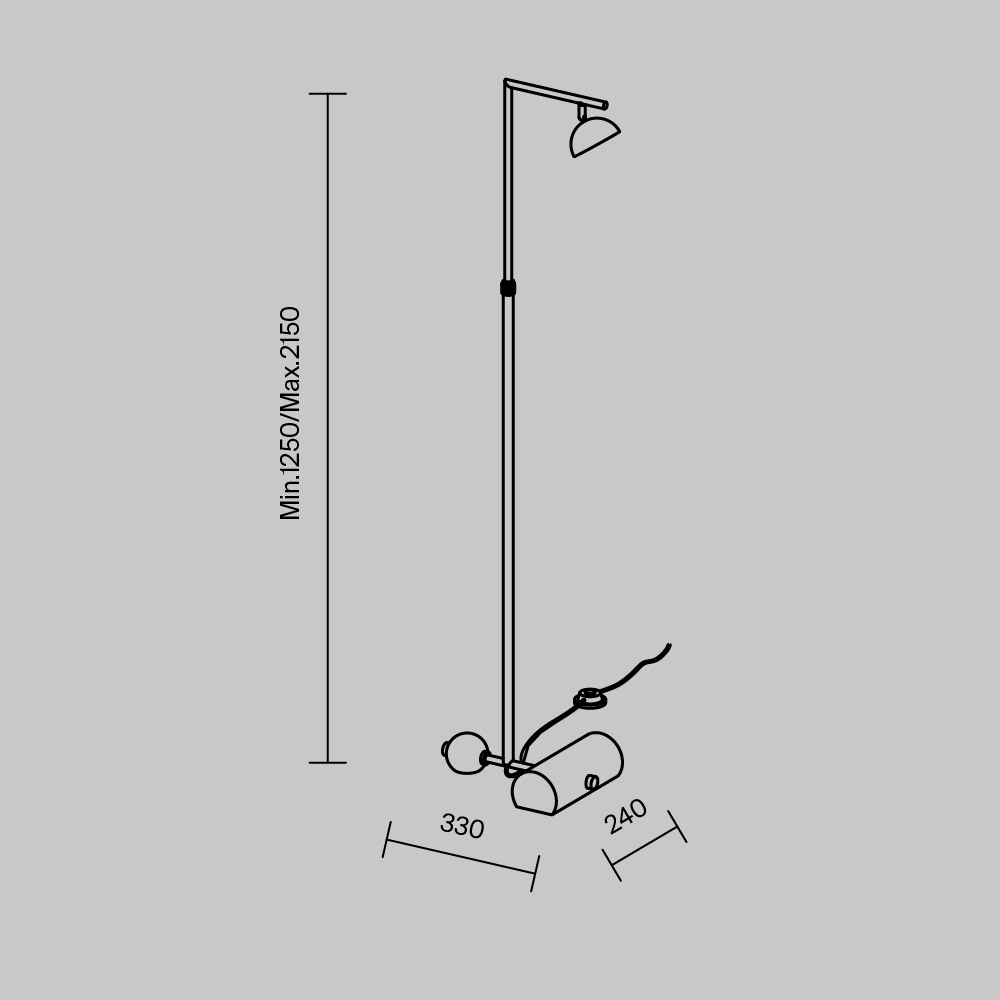 Напольный светильник Pikant 3000К 13Вт во Владивостоке