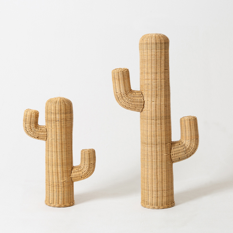 Статуэтка Braided Cactus Древесина во Владивостоке | Loft Concept 