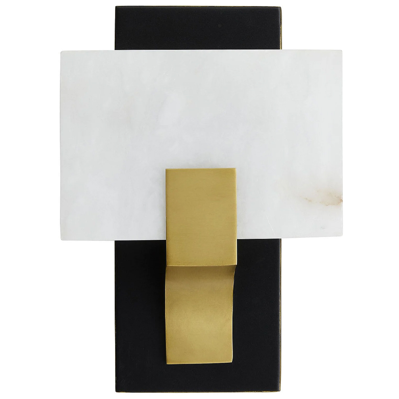 Бра LUNA SCONCE Латунь Белый Черный Бра LUNA SCONCE Латунь Белый Черный во Владивостоке | Loft Concept