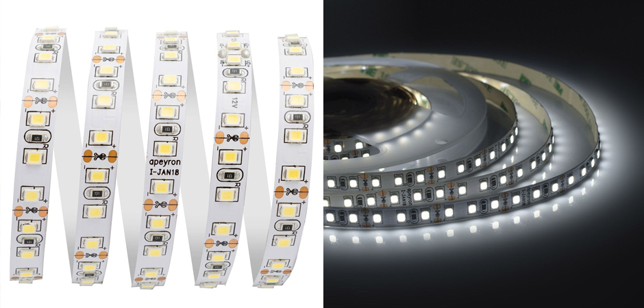 Светодиодная лента 9,6W/m 120LED/m 3528SMD 5M - фото №1