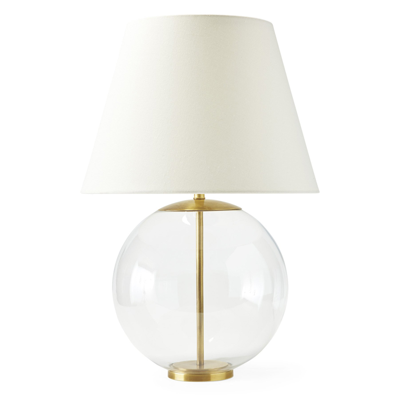 Настольная лампа Emory Table Lamp Gold Золотой Прозрачный (Transparent) Белый Настольная лампа Emory Table Lamp Gold Золотой Прозрачный (Transparent) Белый во Владивостоке | Loft Concept
