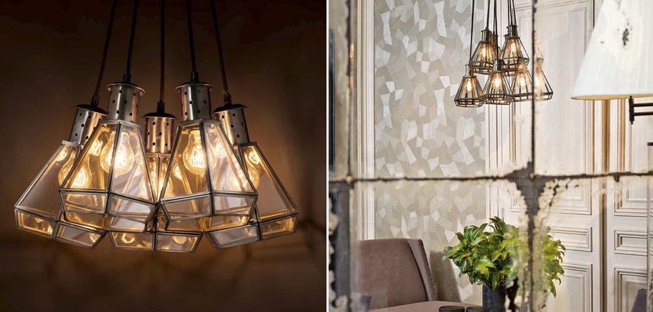 Подвесной светильник Eichholtz Hanging Lamp Polygon - Loft-Concept во Владивостоке