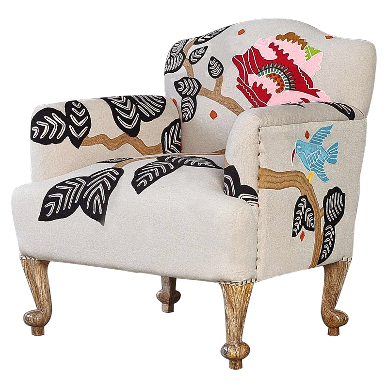 Кресло Mavis Armchair Бежевый Древесина Мульти Кресло Mavis Armchair Бежевый Древесина Мульти во Владивостоке | Loft Concept