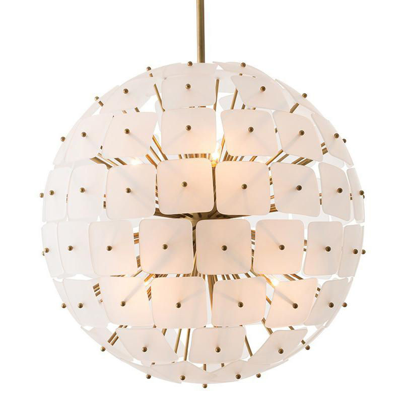 Люстра Sputnik Square Matt Chandelier Золотой Люстра Sputnik Square Matt Chandelier Золотой во Владивостоке | Loft Concept