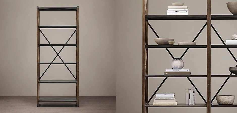 Стеллаж Visteria Double Стеллаж Visteria Double - Loft-Concept во Владивостоке