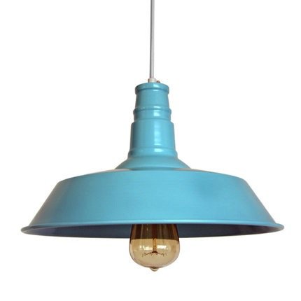 Подвесной светильник Loft Blue Bell Голубой пастельный во Владивостоке | Loft Concept 