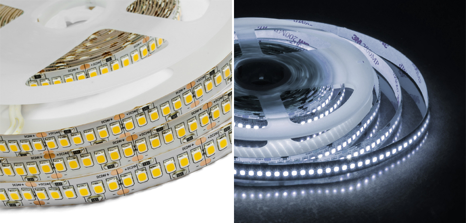 Светодиодная лента 26W/m 240LED/m 2835SMD 5м дневной белый Светодиодная лента 26W/m 240LED/m 2835SMD 5м дневной белый - Loft-Concept во Владивостоке