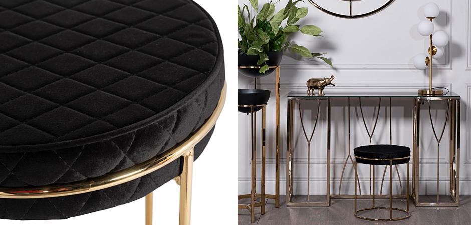 Пуф Rhombus Velours Black Пуф Rhombus Velours Black - Loft-Concept во Владивостоке