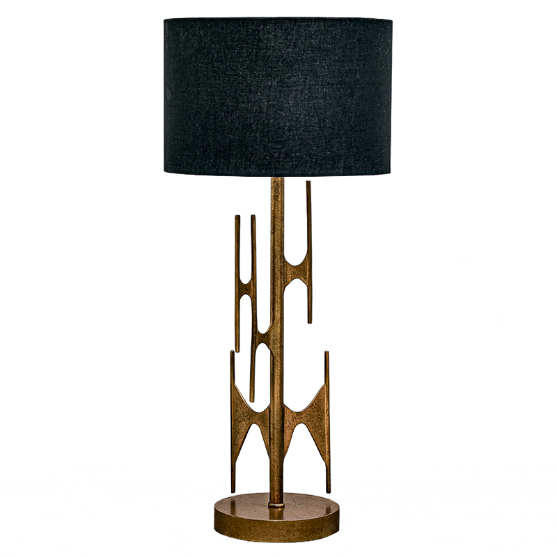 Настольная лампа Flabanico Table lamp Винтажная латунь Черный Настольная лампа Flabanico Table lamp Винтажная латунь Черный во Владивостоке | Loft Concept