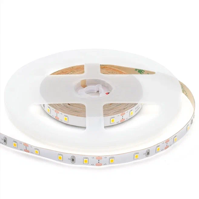 Комплект светодиодная лента 4,8W/m 60LED/m 3528SMD теплый белый с адаптером Белый Комплект светодиодная лента 4,8W/m 60LED/m 3528SMD теплый белый с адаптером Белый во Владивостоке | Loft Concept