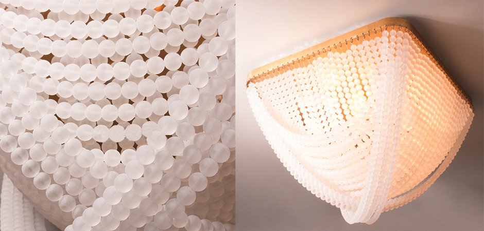 Люстра Cockle beaded ball ceiling lamp Люстра Cockle beaded ball ceiling lamp - Loft-Concept во Владивостоке