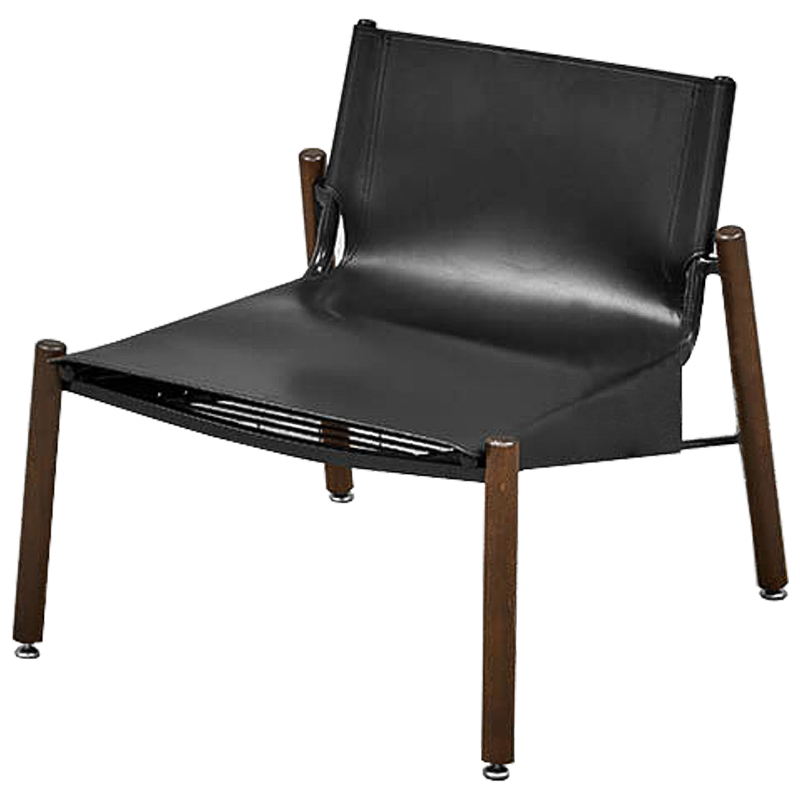 Кресло Adriano Chair Черный Коричневый Кресло Adriano Chair Черный Коричневый во Владивостоке | Loft Concept