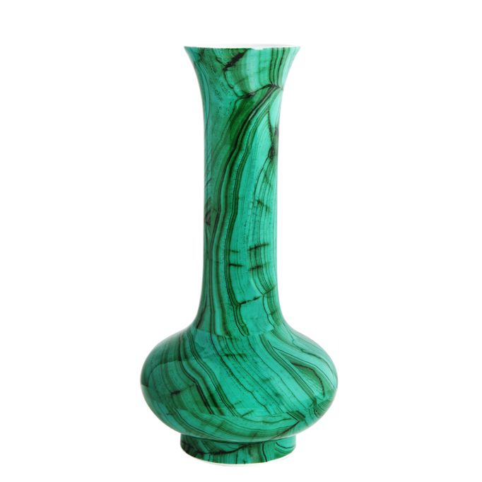 Ваза Malachite Vase vanessa Малахит Ваза Malachite Vase vanessa Малахит во Владивостоке | Loft Concept