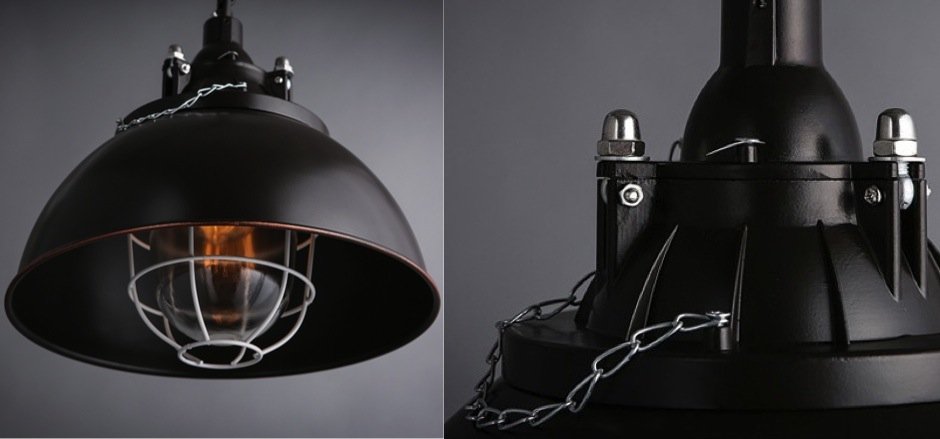 Светильник Loft Industrial Metal Cage Вreamboat Светильник Loft Industrial Metal Cage Вreamboat - Loft-Concept во Владивостоке
