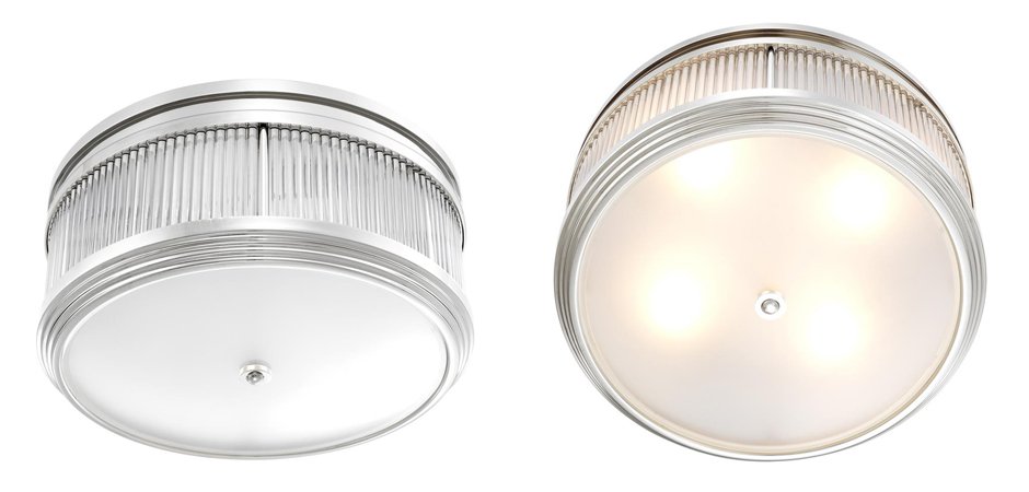 Потолочный светильник Ceiling Lamp Rousseau Nickel Потолочный светильник Ceiling Lamp Rousseau Nickel - Loft-Concept во Владивостоке