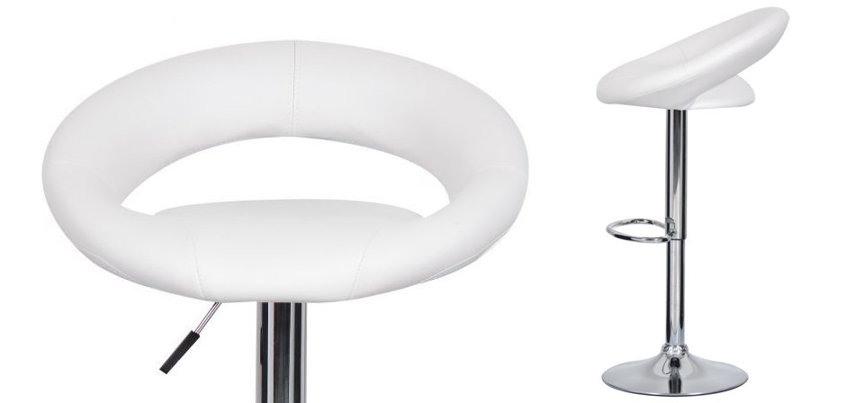 Барный стул Ring Dark White Барный стул Ring Dark White - Loft-Concept во Владивостоке