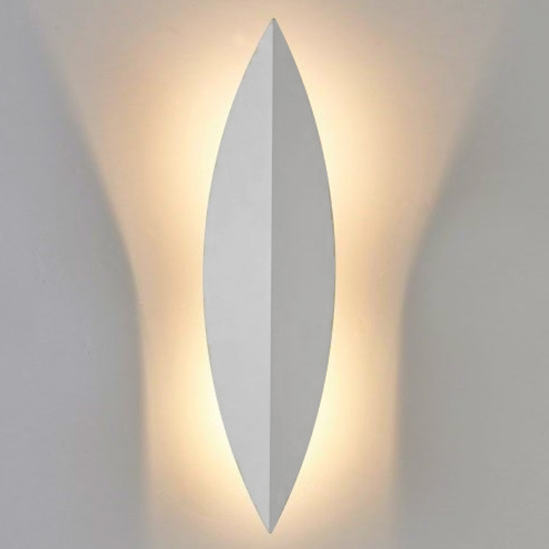 Art Deco Leaf Wall Lamp White Белый во Владивостоке | Loft Concept 