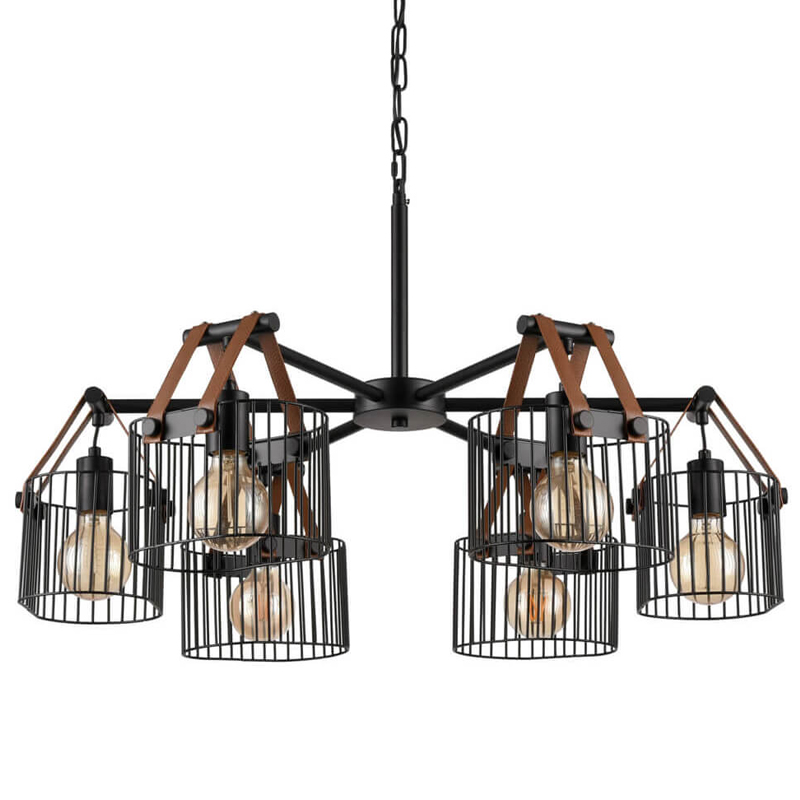 Люстра Cage Wire Color D76 Черный Люстра Cage Wire Color D76 Черный во Владивостоке | Loft Concept