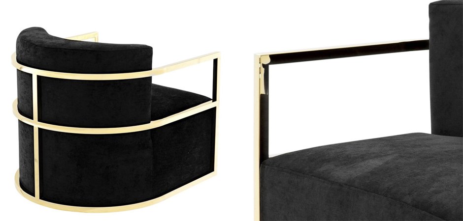 Кресло Eichholtz Chair Emilio Gold Кресло Eichholtz Chair Emilio Gold - Loft-Concept во Владивостоке