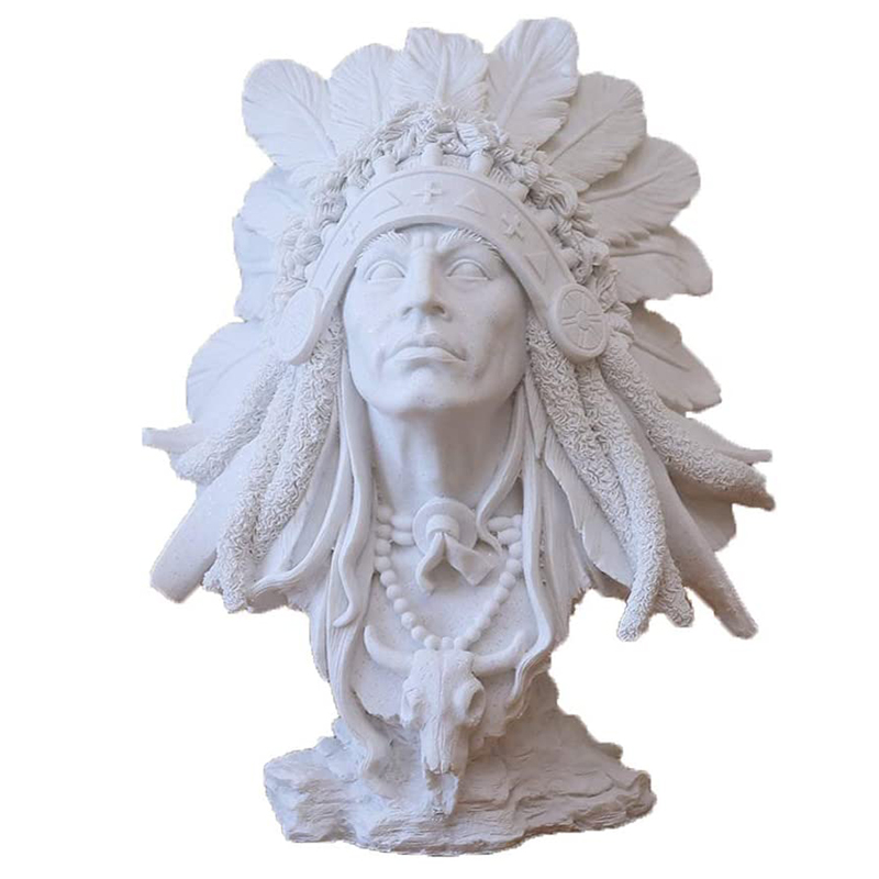 Native american indian figurine A Белый Native american indian figurine A Белый во Владивостоке | Loft Concept