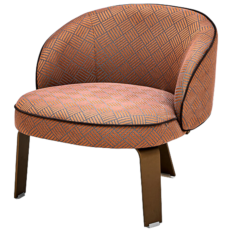 Кресло Muynck Chair Медь светлая Коралловый Кресло Muynck Chair Медь светлая Коралловый во Владивостоке | Loft Concept