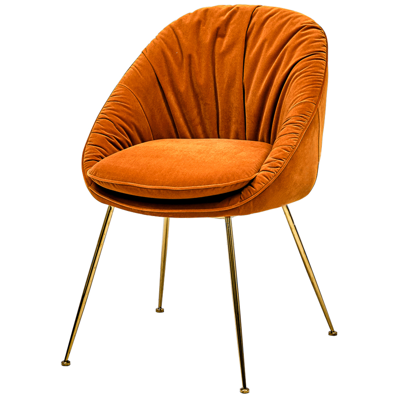 Стул Perrers Stool Orange Оранжевый Глянцевое золото Стул Perrers Stool Orange Оранжевый Глянцевое золото во Владивостоке | Loft Concept