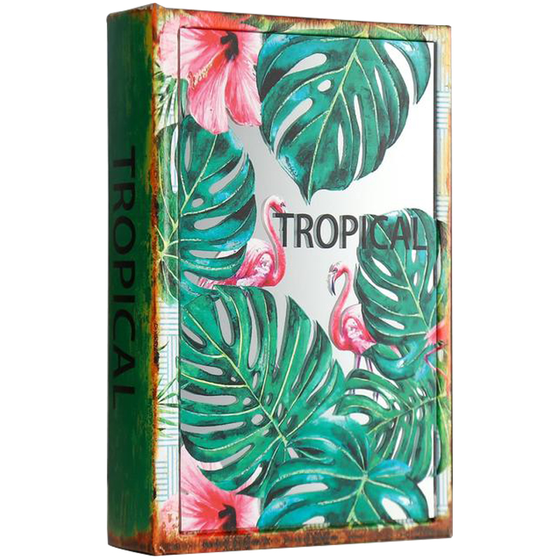 Шкатулка-книга Tropical Flamingos Mirror Book Box Мульти Шкатулка-книга Tropical Flamingos Mirror Book Box Мульти во Владивостоке | Loft Concept