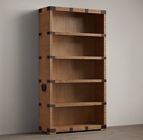 Стеллаж Vintage Loft Rack 2 Дуб темный Стеллаж Vintage Loft Rack 2 Дуб темный во Владивостоке | Loft Concept