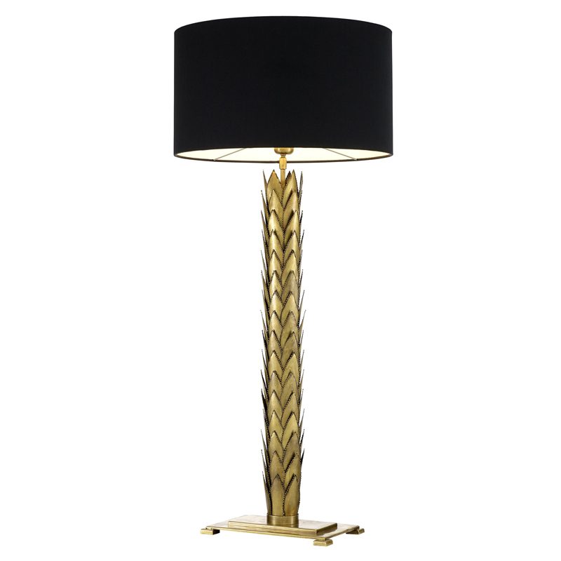 Настольная лампа Eichholtz Table Lamp Granada Латунь Черный Настольная лампа Eichholtz Table Lamp Granada Латунь Черный во Владивостоке | Loft Concept