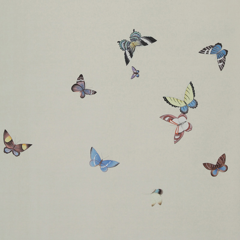 Обои ручная роспись Butterflies Icarus on Rose Shadow metallic silk Обои ручная роспись Butterflies Icarus on Rose Shadow metallic silk во Владивостоке | Loft Concept