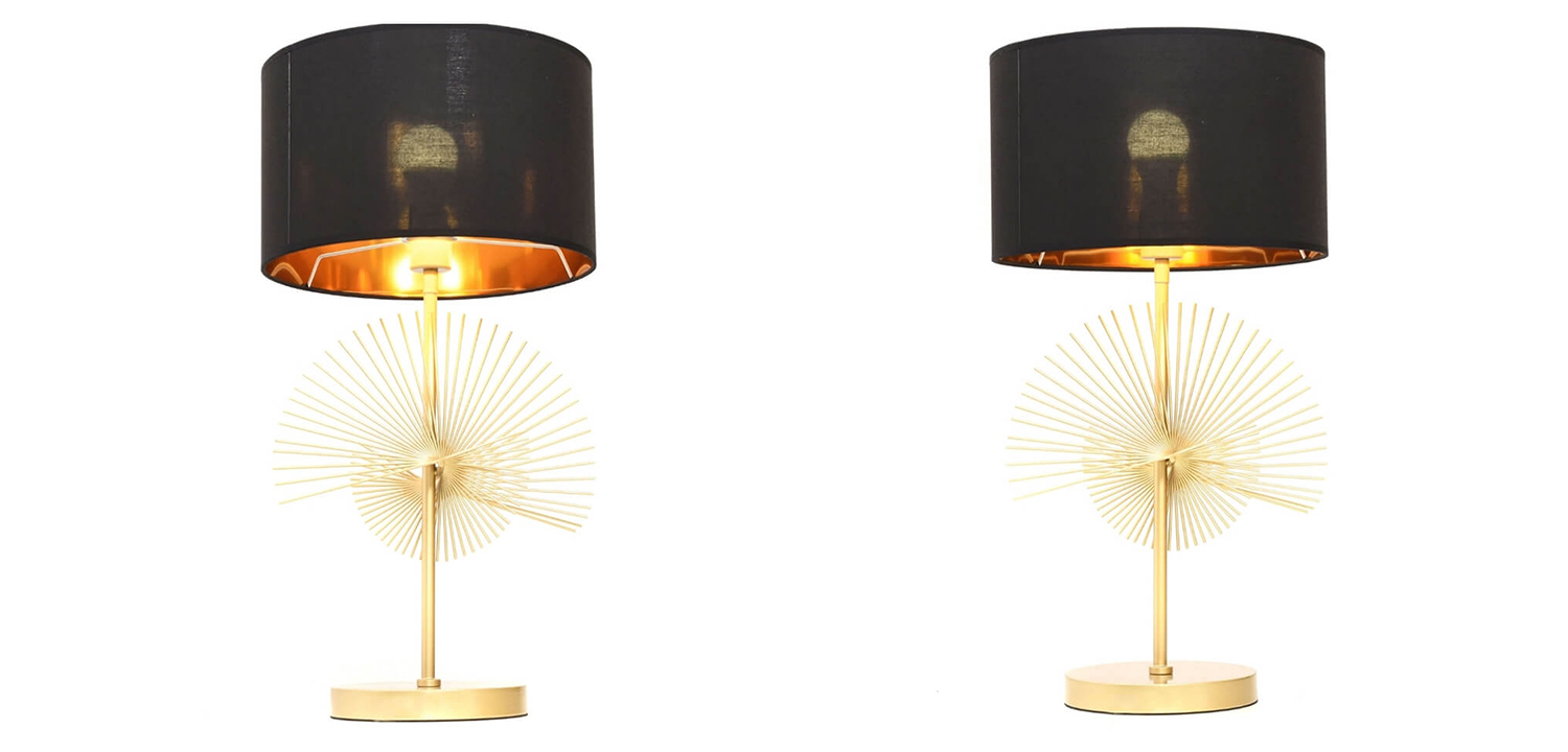 Настольная лампа Genoveva Table lamp black - фото